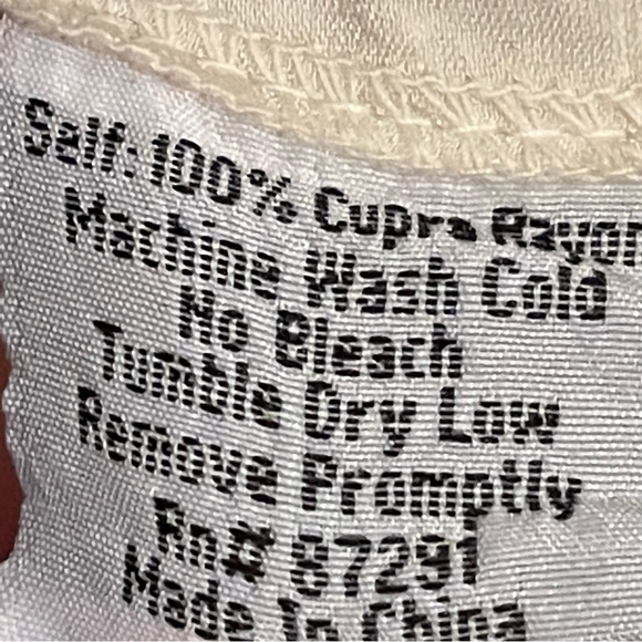 Johnny Was Ivory Cream Crochet Lace Tie Front Kimono Topper - Picture 14 of 15